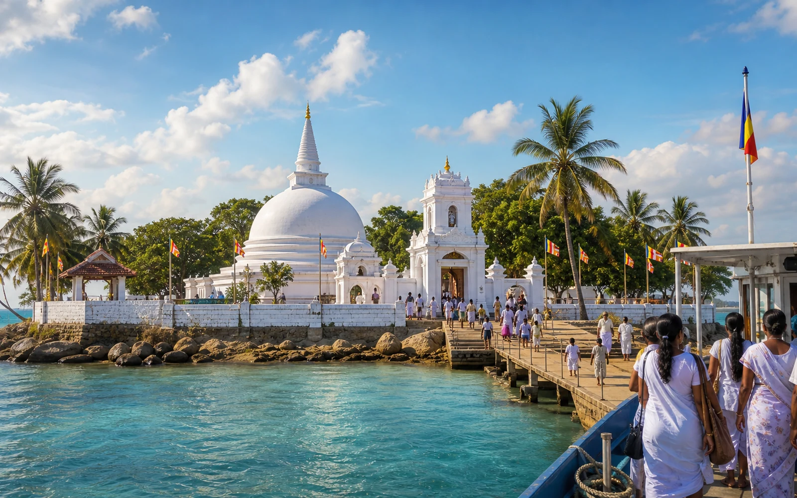 Nagadeepa Vihara island temple